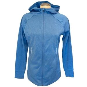 Cloudveil Outdoor Athletic Hooded Zip Up Jacket in Sky Blue